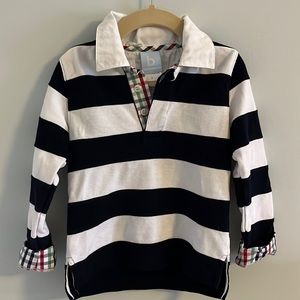 Bella bliss boys rugby long sleeved shirt, size 3T